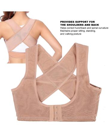 Women's Posture Corrector Chest Support Belt | Adjustable Back Brace for Humpback and Posture Correction | Upper Back, Neck, and Shoulder Support - Buy Online on GoSupps.com