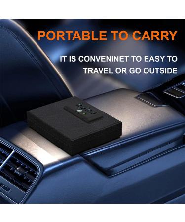 Z ZLJUAN Portable Gun Safe Box for Pistols  Pistols Safes  Gun Safes  Quick-Access Handgun Safe with Biometric Fingerprint&Digital Key Pad for Nightstand&Car&Home&Office - Buy Online on GoSupps.com