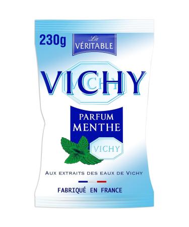 Bonbons pastilles la menthe VICHY - Le sachet de 230G Lot De 4 - Par Lot