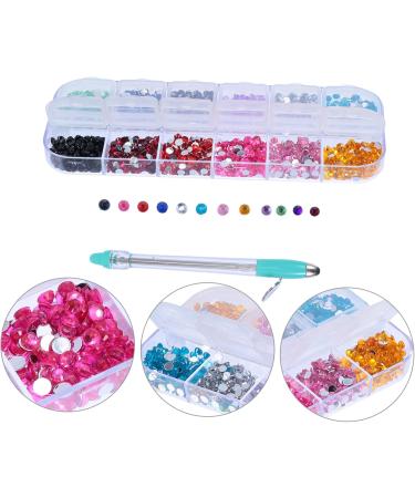 Ipetboom 1 Set Manual Drilling Pen Dotting Pen Nail Art Nail Dotting Pen Rhinestone Painting Tool Sewing Cross Pen Nail Art Pen Tools Diamond Manicure Stainless Steel Rhinestones - Buy Online on GoSupps.com