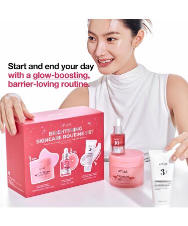 ANUA BRIGHTENING Niacinamide Skincare Routine Set (Amazon Exclusive Set) Niacinamide Serum & Toner Pad & Face Moisturizer Skin clarity Moisture barrier for Daily care Korean Skincare Set - Buy Online on GoSupps.com