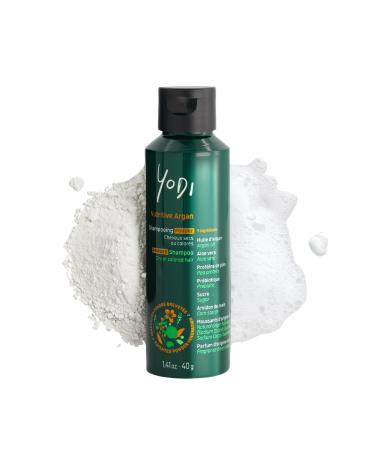 YODI - Powder Shampoo - Nutritive Argan - Nourishes & Protects - Natural Prebiotic Shampoo - Argan Oil & Aloe Vera - Patented Powder - Vegan - Made In France - Dry & Colored Hair - 40g