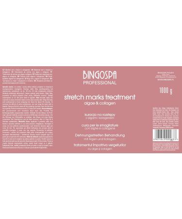  BingoSpa BINGOSPA Professional Stretch Mark Treatment with Algae Collagen and Centella - 1000 ml - Buy Online on GoSupps.com