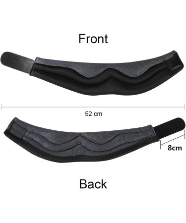 Xinchi Neck Support Collar for Pain Relief | Adjustable Breathable Neck Bandage with Velcro - Ergonomic Design for Men & Women - Black - Buy Online on GoSupps.com
