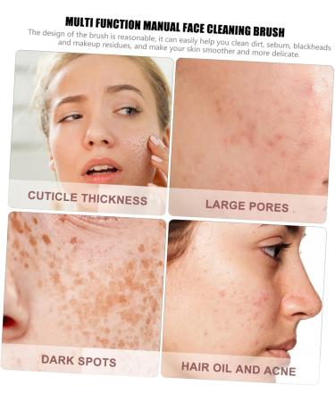 FRCOLOR Electric Silicone Cleansing Brush - Deep Clean Facial Exfoliator & Manual Facial Brush for Radiant Skin - Buy Online on GoSupps.com