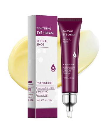 Eye Cream Stick Retinol Eye Cream for Dark Circles Vitamin E Hyaluronic Acid for Puffiness Anti Aging Anti-Wrinkle Firming Hydrating & Revitalizing Eye Creams for Men & Women 1 Fl Oz (Pack of 1)
