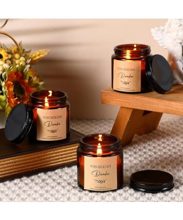 BBto 3 Piece Thank You Gift for Women | Lavender Soy Wax Fragrance Candles in Glass - Perfect Aromatherapy Gift - Buy Online on GoSupps.com
