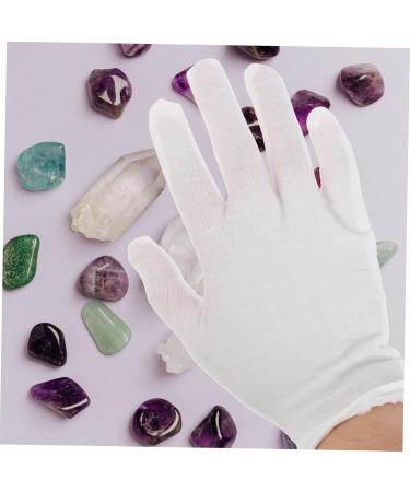 minkissy 12 Pairs Washable Cotton Gloves Elastic Cotton Gloves White Gloves Women Cotton Inspection Gloves Gloves White Cotton Gloves Washable Cotton Hand Gloves Jewelry Wen Wan Work 23x13x8.5cm - Buy Online on GoSupps.com