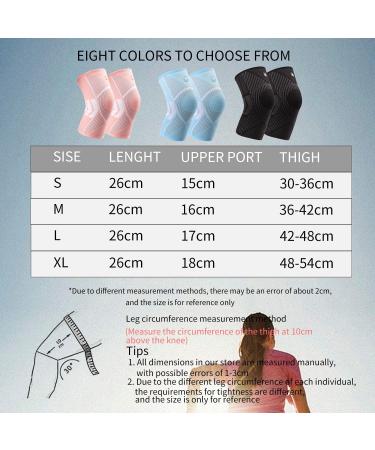 Buy X-Large Pink Knee Support Brace for Women - Compression Sleeves for Joint Pain Relief Arthritis Injury Recovery | Ideal for Jogging & Sports - Buy Online on GoSupps.com