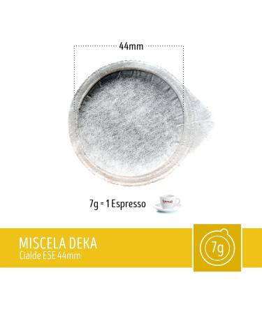  caff toraldo CAFF TORALDO | ESE 44 Pods | Selected Coffee Grilled and Roasted in Italy | Excellence of Neapolitan Coffee (600 Waffles Mix Dek) - Buy Online on GoSupps.com