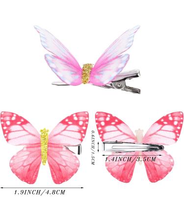 18 Pieces Glitter Butterfly Hair Clips for Teens Women Hair Accessories (Stylish Styles) - Buy Online on GoSupps.com