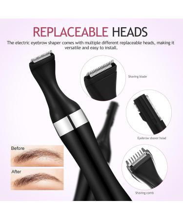 Beavorty Electric Eyebrow Trimmers Set | Eyebrow Shaping & Nose Hair Removal Beauty Tools for Flawless Facial Grooming - Buy Online on GoSupps.com