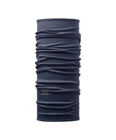 Buff Unisex Tubular Merino Lightweight Multifunctional Scarf (1 Pack) One Size Solid Denim