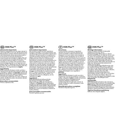 Hair Skin & Nails Plus | 120 Capsules with MSM & Collagen | Made in UK - Buy Online on GoSupps.com