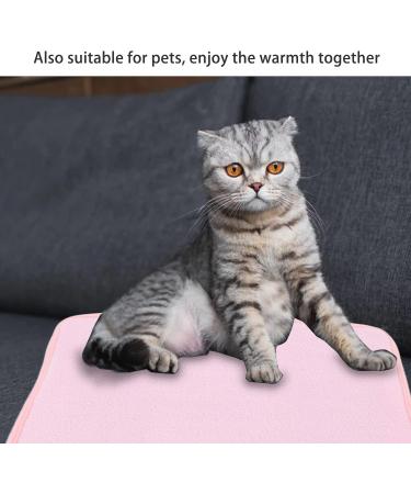 Portable USB Heating Pillow - Adjustable Temperature Relief for Neck Shoulders and Legs | Pink Heating Pad for Cramps and Pain Relief - International Shipping - Buy Online on GoSupps.com