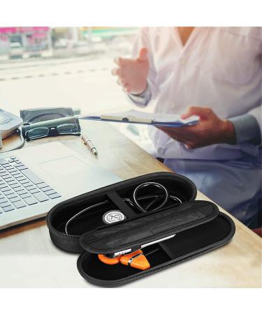 Travel Hard Stethoscope Case for Littmann Classic III, Cardiology IV, MDF Acoustica - Black - Buy Online on GoSupps.com