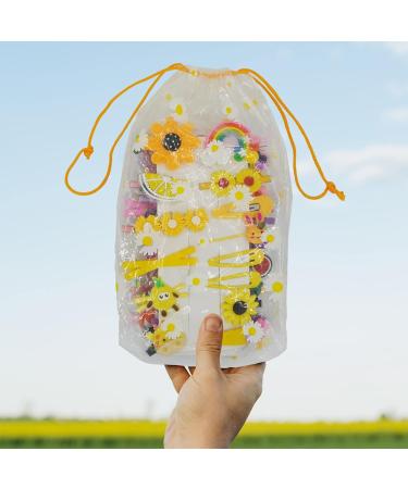 42 Piece Baby Hair Clips Set for Girls - Cute Animal, Fruit, and Flower Pattern Hair Pins for Babies, Toddlers, and Teens - Hair Accessories for Baby Girls - Buy Online on GoSupps.com