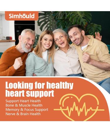 2 Pack CoQ10 500MG Gummies - Vegan Omega-3 Magnesium Vitamin B3 & Zinc | 3X Absorption for Heart Health & Energy - Non-GMO 120 Counts - Buy Online on GoSupps.com