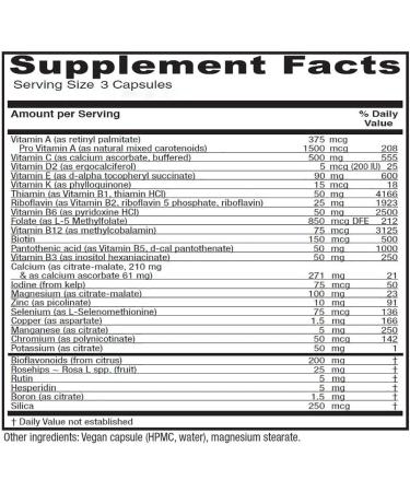 Vitanica Women's Symmetry High Potency Multivitamin 90 Capsules - Vegan & Mineral-Rich - Buy Online on GoSupps.com