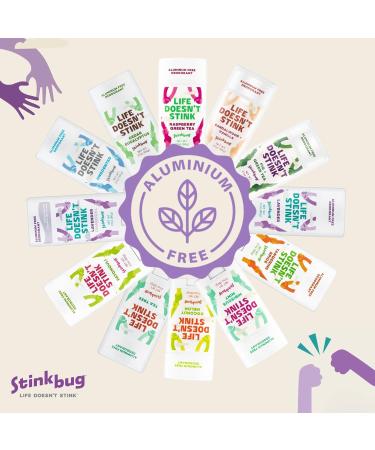 Natural Organic Deodorant Stick with Fig + Green Tea Coconut Oil and Activated Charcoal Aluminum Free Deodorant by Stinkbug Naturals 2.1 Ounce Pack of 3 - Buy Online on GoSupps.com