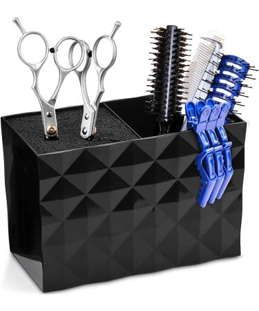 Barber Scissors Holder & Hair Accessories Storage Organizer - Black | Noverlife - Buy Online on GoSupps.com