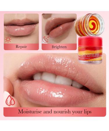 Lip Mask - Lip Care Lip Repair - Lip Sleeping Mask Overnight - Two-tone Lip Masks - Hydrating Lip Balm - Lip Moisturizer- Vitamin C Lip Scrub for Dry Lips - Long-lasting Moisturizing - Buy Online on GoSupps.com