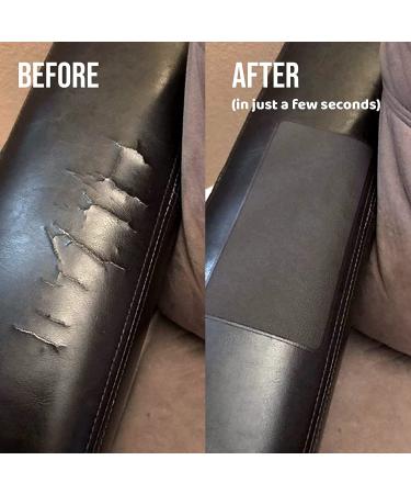 MastaPlasta Instant Self-Adhesive Premium Leather Repair Patch. Color: Black Leather 8in x 4in /20cm x 10cm. Upholstery Quality Adhesive Patch for Sofas  Car Interiors  Bags & More 8in x 4in A Black Leather - Buy Online on GoSupps.com