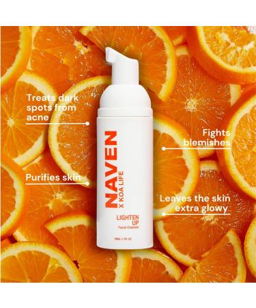 KOA LIFE X NAVEN Anti-Blemish Facial Foam Cleanser - Purifies Skin with Vitamin C & Organic Ingredients | 1.7 Fl Oz - International Shipping Available - Buy Online on GoSupps.com
