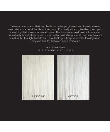 Kristin Ess Platinum Icy Translucent Ash Hair Gloss - The One Signature Formula - Buy Online on GoSupps.com