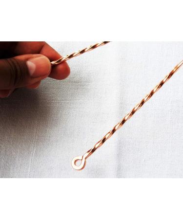 Buy Wonder Care Copper Tongue Cleaner for Couples | Ayurvedic Surgical Tongue Scraper | Copper Zigzag & Twister Cleaners | Best Tongue Cleaner for Adults - Buy Online on GoSupps.com