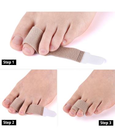 Toe Separators Splint - 8 Pcs Anti-Slip Hammer Toe Straightener for Pain Relief & Comfort - Buy Online on GoSupps.com