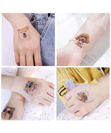 Animal Theme Temporary Tattoos for Kids - Zoo Patterned Body Art for Boys and Girls | Waterproof Toddler Tattoos - 36 Sheets - Buy Online on GoSupps.com