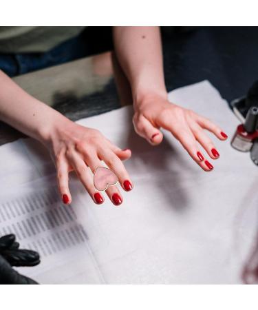 Angoily Palettes De Nail Art D'anneau 4 Pi ces Palettes Ongles Portables Vernis Ongles Rose Outil De M lange Pour Femmes Usage Manucure Domicile - Buy Online on GoSupps.com