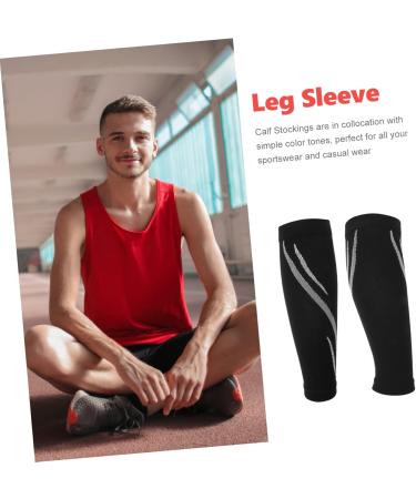Buy Healeved Calf Compression Leg Sleeves - 3 Pairs for Jump Rope Basketball & Athletics - Comfortable & Elastic Men's Socks - Buy Online on GoSupps.com