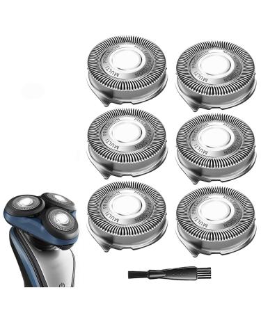 SH50/52 Replacement Heads Compatible with Philips Series 5000 Shavers SH50 MultiPrecision Blades Upgrade Head Blades Compatible with Norelco Series 5000 SH50 Electric Shavers 6 Count
