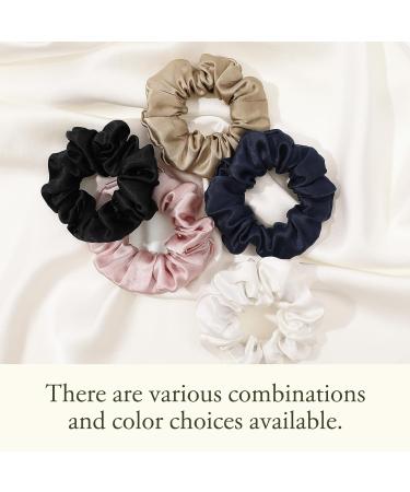 Lilysilk 100% Silk Hair Rings for Women - Eco-Friendly Ponytail Holders (2 Pack) in Avocado Green & Ivory - Soft Durable and Stylish - Buy Online on GoSupps.com