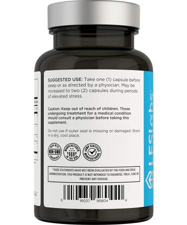 LES Labs Cortisol Health - Adrenal Support & Stress Relief Supplement with Ashwagandha - 60 Capsules - Buy Online on GoSupps.com