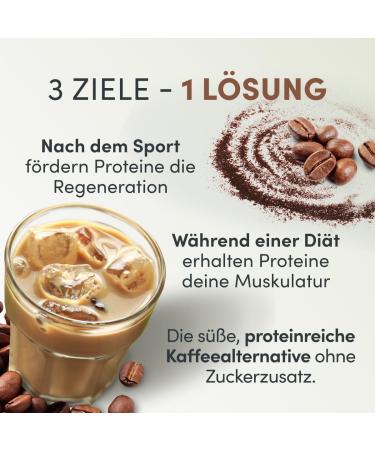 SHAPE REPUBLIC Vegan 3K Protein Powder Iced Espresso - Sustainable Muscle Building & Vitamin B12 Boost - Buy Online on GoSupps.com