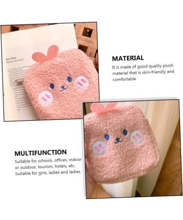 Gleavi 2-in-1 Storage Bag for Women | Tampon & Pad Holder | Plush Travel Organizer for Menstrual Products - Buy Online on GoSupps.com