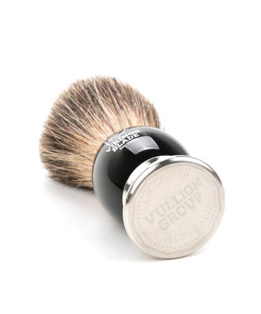 VIKINGS BLADE Luxury Shaving Brush for Men - Dark StallionisdigitUltra Heavy Acrylic & 316L Steel Handle - Strong Knot, Minimal Shedding - Fast Lather - Smooth & Plush on Skin - Buy Online on GoSupps.com