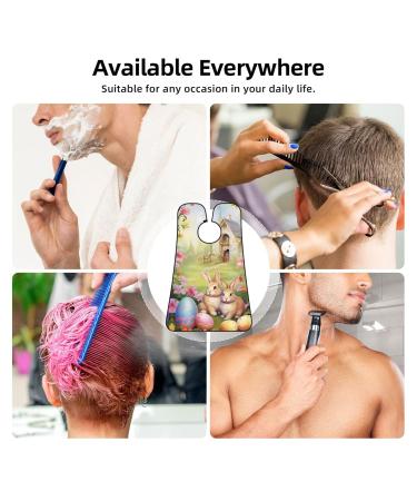 Spring Vintage Easter Rabbit Shaving Bib | Waterproof Beard Apron | Perfect Gift for Dad - One Size Fits All - Buy Online on GoSupps.com