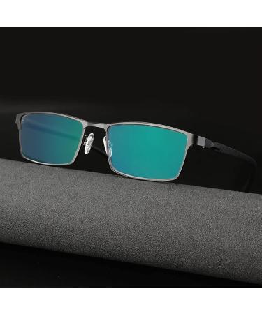 Buy +1.5 Brown Reading Glasses - UV400 Computer Glasses Resin Lenses with Spring Hinges Unisex Reading Aid for Eye Strain Relief - Buy Online on GoSupps.com
