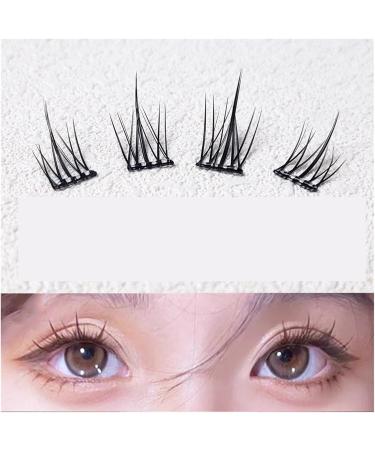 Glue-free self-adhesive sunflower false eyelashes single cluster eyelashes free tools 1 count (Pack of 1) - Buy Online on GoSupps.com