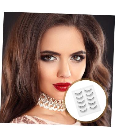 FRCOLOR 5 Pairs Short False Eyelashes Manga False Eyelashes Magnetic Makeup False Lashes 3d Penne Manual 1 count (Pack of 1) Black 3 - Buy Online on GoSupps.com