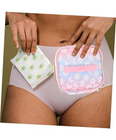 Plafope Women s Tank & Pillow Bag Set - Portable Lipstick & Cosmetic Bags for Menstruation - Fashionable Yarn Thorn Design - 2 Pieces - Buy Online on GoSupps.com