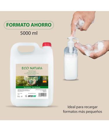  INTERCABO Hand soap 5 liters - Liquid soap in economical packaging - Cream soap - Can of soap for all skin types - Ideal for hotels offices and commercial spaces - Buy Online on GoSupps.com