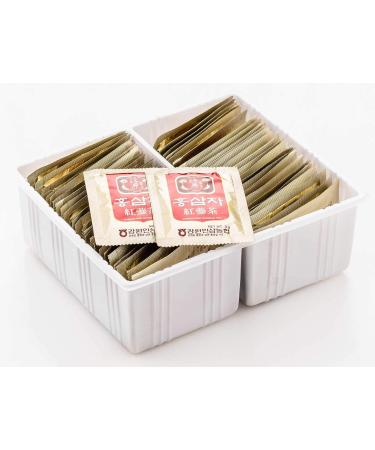 Gangwoninsam 6 Year Korean Red Ginseng Tea - 150g (3g x 50 packets) | Premium Korean Red Ginseng Extract | Individual Packaging - Buy Online on GoSupps.com