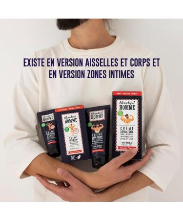 Blond pil Homme - Hair removal cream for men in the shower Intimate area Fast and effective Suitable for all skin types  - Buy Online on GoSupps.com