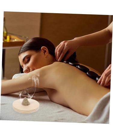 Beavorty 1 Set Aita Form Massage Device - Heat Moxibustion with Moxa Shapes for Home Health & Wellness - Large Beech Moxibustion Pillar - Buy Online on GoSupps.com