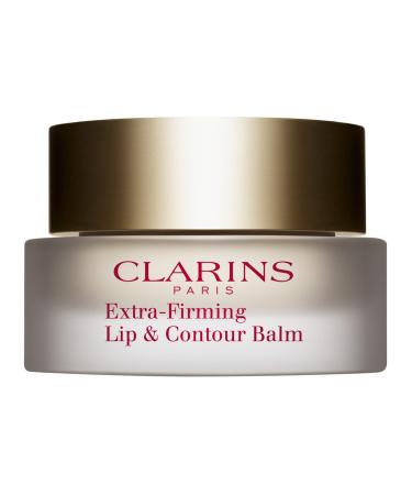 Clarins Extra-Firming Lip and Contour Balm | Deeply Hydrates Softens and Repairs Dry Chapped Lips | Visibly Smoothes Fine Lines and Wrinkles | Rich In Vitamin E and Antioxidants | 0.5 Ounces